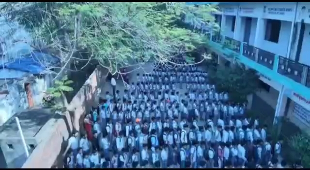 Students engaged in a smart classroom